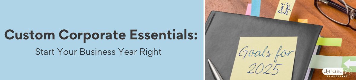 Custom corporate essentials used as business promotions for an organization in Winnipeg, Manitoba.