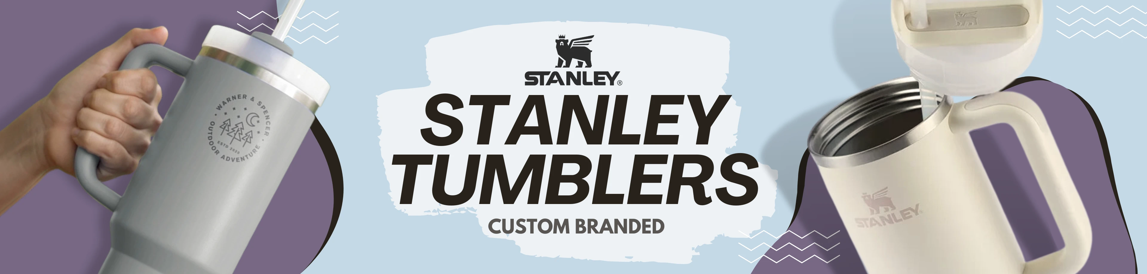 Custom Logo Stanley Drinkware - Create quality corporate gifts & link your logo to a recognized brand name!