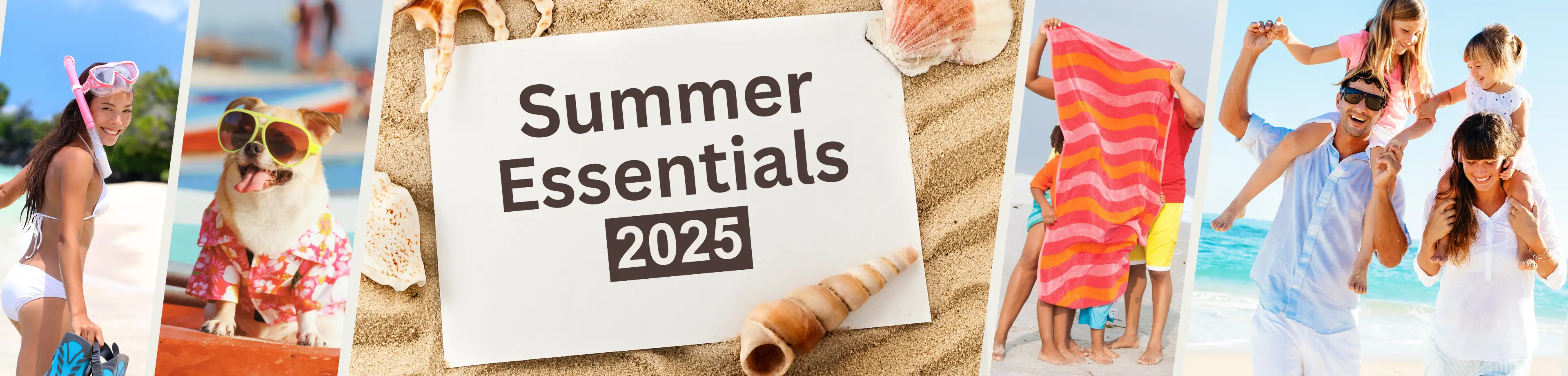 Custom Summer Essentials - We have everything you need to get your brand awareness out into the sun this season!