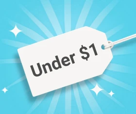 Under $1