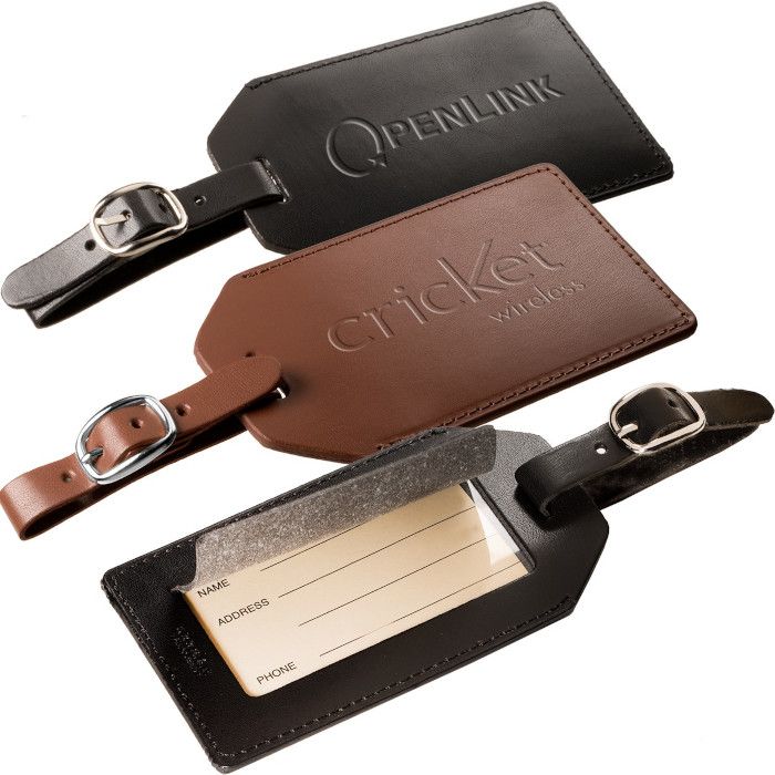 Leather bag tag new arrivals
