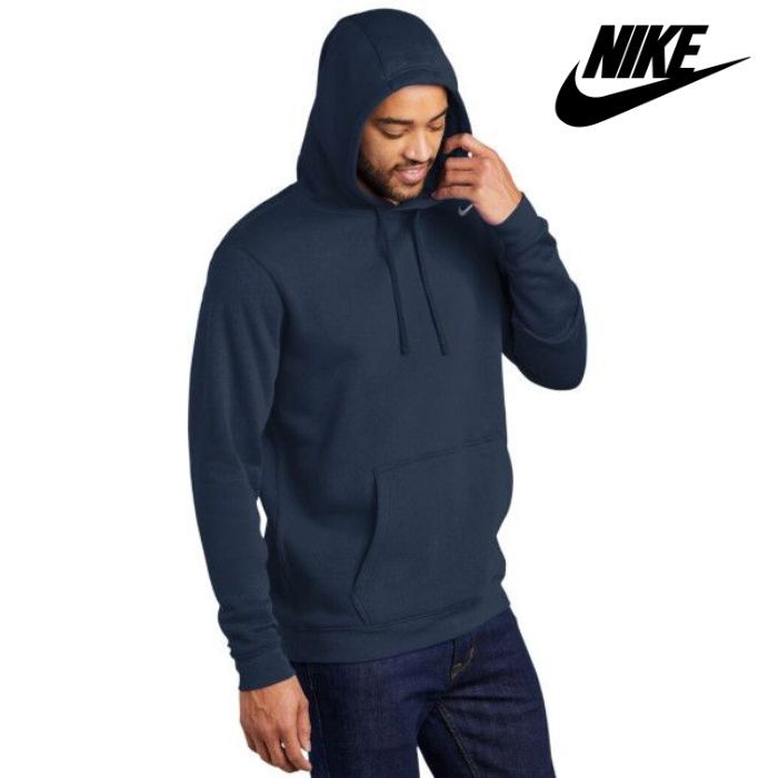 Custom Embroidered Nike Club Fleece Pullover Hoodies