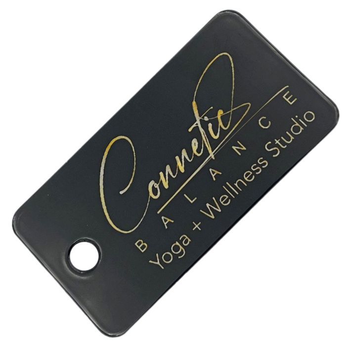 Printed plastic key tags discount