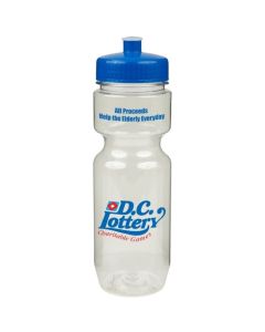 Bike Bottle & Push Pull Lid (Translucent) 22oz