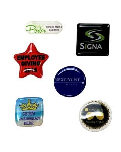 3D Domed Labels (1"x1")