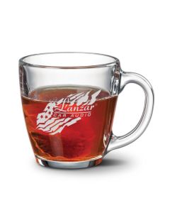 Aspen Glass Mug 16oz Etch