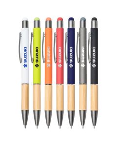 Assia Metal Pen with Bamboo Grip