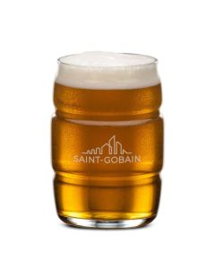 Barrel Beer Glass - 16oz (Etch)
