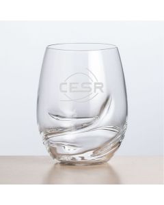 Bartolo Stemless Wine Glass - Etch (16.5oz)