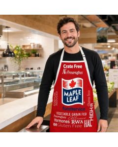 Full Colour Bib Apron No Pockets