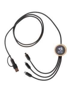 Cirrina Light Up Charging Cable w/Bamboo