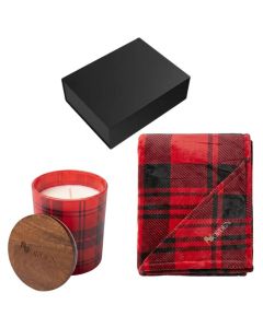 Cottage Classic Blanket & Candle Gift Set