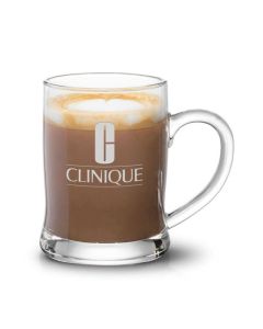 Darien Glass Coffee Mug 14oz Etch