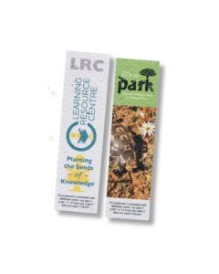 Direct Print Seeded Paper Bookmark (5")