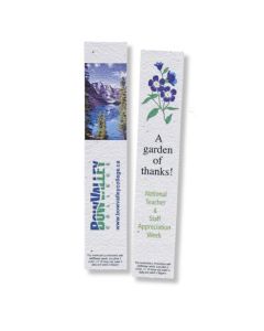Direct Print Seeded Paper Bookmark (8")