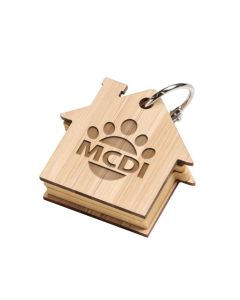 Futuro House Sticky Notes Keychain