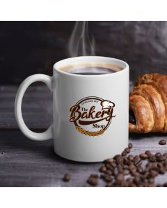 Fuzion 'C' Handle Mug White (325mL)