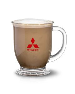 Hartford Cafe Glass Mug 16oz Print