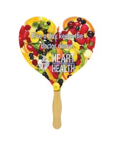Heart Shaped Sandwich Fan (Full Colour Print)