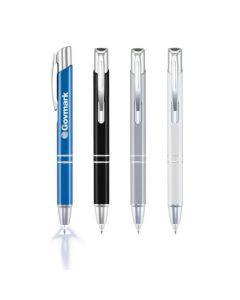 Light Up Metal Pen and Light