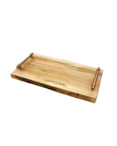 Live Edge Charcuterie Board with Handles