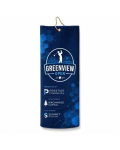 Trifold Microfibre Terry Golf Towel