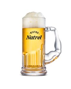 Muscle Man Beer Stein (Print) 16oz