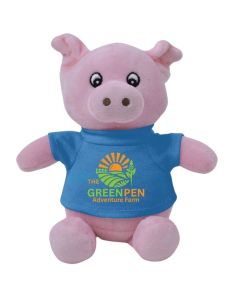 Parker Pig 6" Plush (Tee)