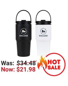 Phoenix Recycled Stainless Steel Flip Straw Tumbler (600mL)