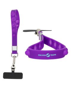 Push Pop Silicone Phone Wristlets