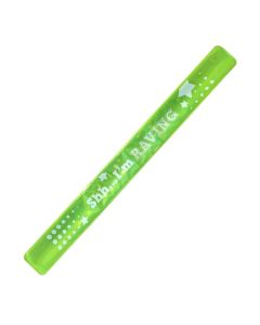 Reflective Vinyl Slap Wristbands