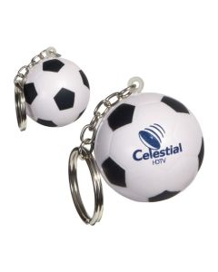 Soccer Ball Stress Reliever Key Chain