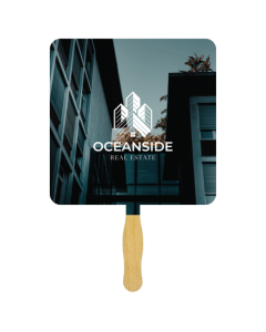 Square Shaped Sandwich Fan (Full Colour Print)