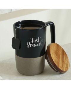 Valencia Ceramic Mug With Lid (480mL)