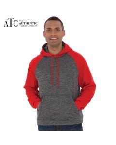ATC Dynamic Heather Fleece Two Tone Hooded Sweatshirt