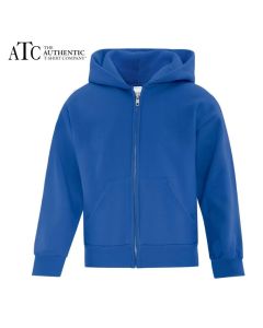 ATC Everyday Fleece Full Zip Youth Hooded Sweatshirt