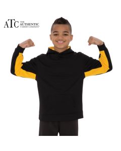 ATC Fleece Colour Block Hooded Youth Sweatshirt
