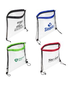 Clear Drawstring Bag