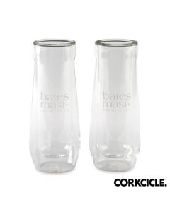 Corkcicle Flute Glass Gift Set