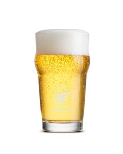 Hamburg Beer Glass 13.5oz (Etch)