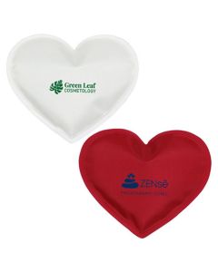 Heart Shaped Nylon-Covered Hot/Cold Pack