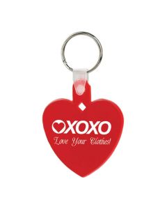 Heart Shaped Soft Keytag