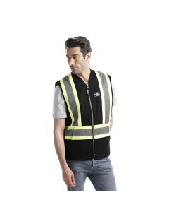 Hi-Vis Vest with Sherpa Lining