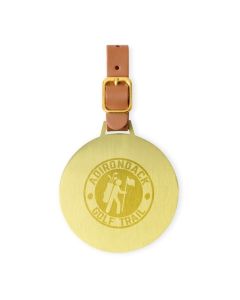 Large Round Golf Bag Tag