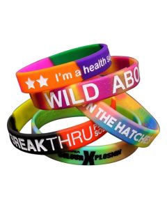 Multi Colour Segment Wristbands