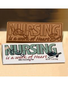 Nursing is a Work of Heart Wrapper Bars
