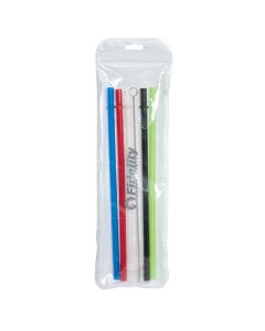 Ozone 9" Reusable Straws with Brush