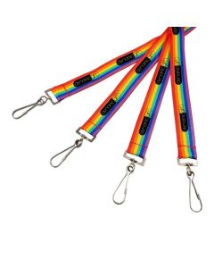 Printed Rainbow Lanyards