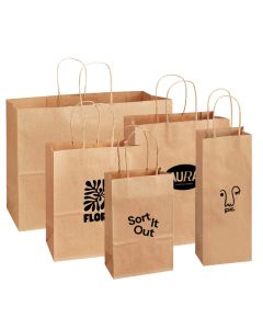 Kraft Paper Recycled Shopping Bags 