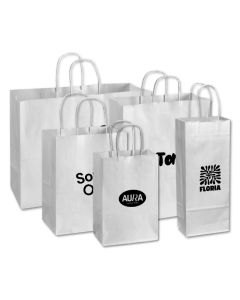 Recycled Shopping Bags (White)